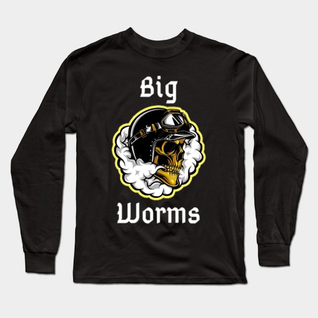 Big worm Long Sleeve T-Shirt by Clewg
